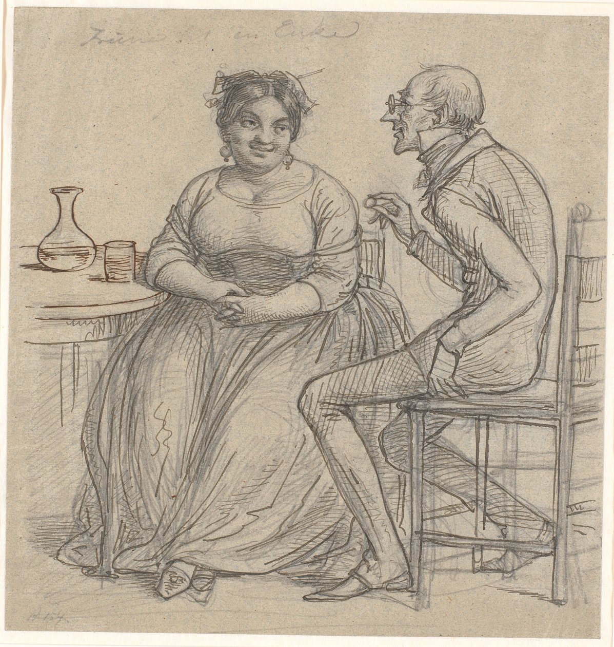 "Heiratsantrag an eine Witwe" von Wilhelm Marstrand