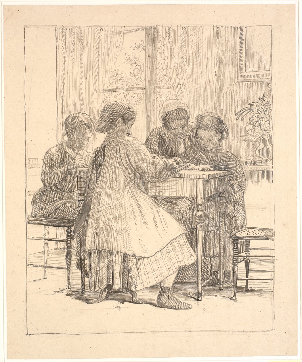 Lektion lesen von Wilhelm Marstrand