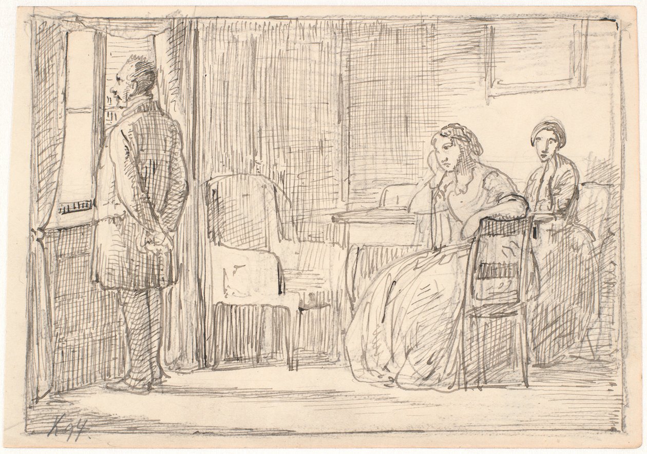 Missstimmung von Wilhelm Marstrand