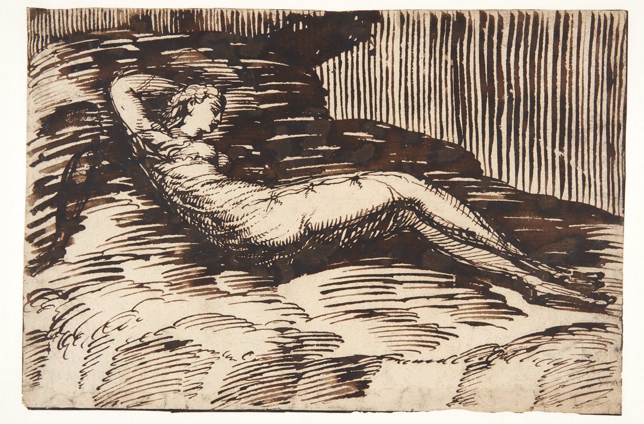 Sitzender schwedischer Wanderer von Wilhelm Marstrand