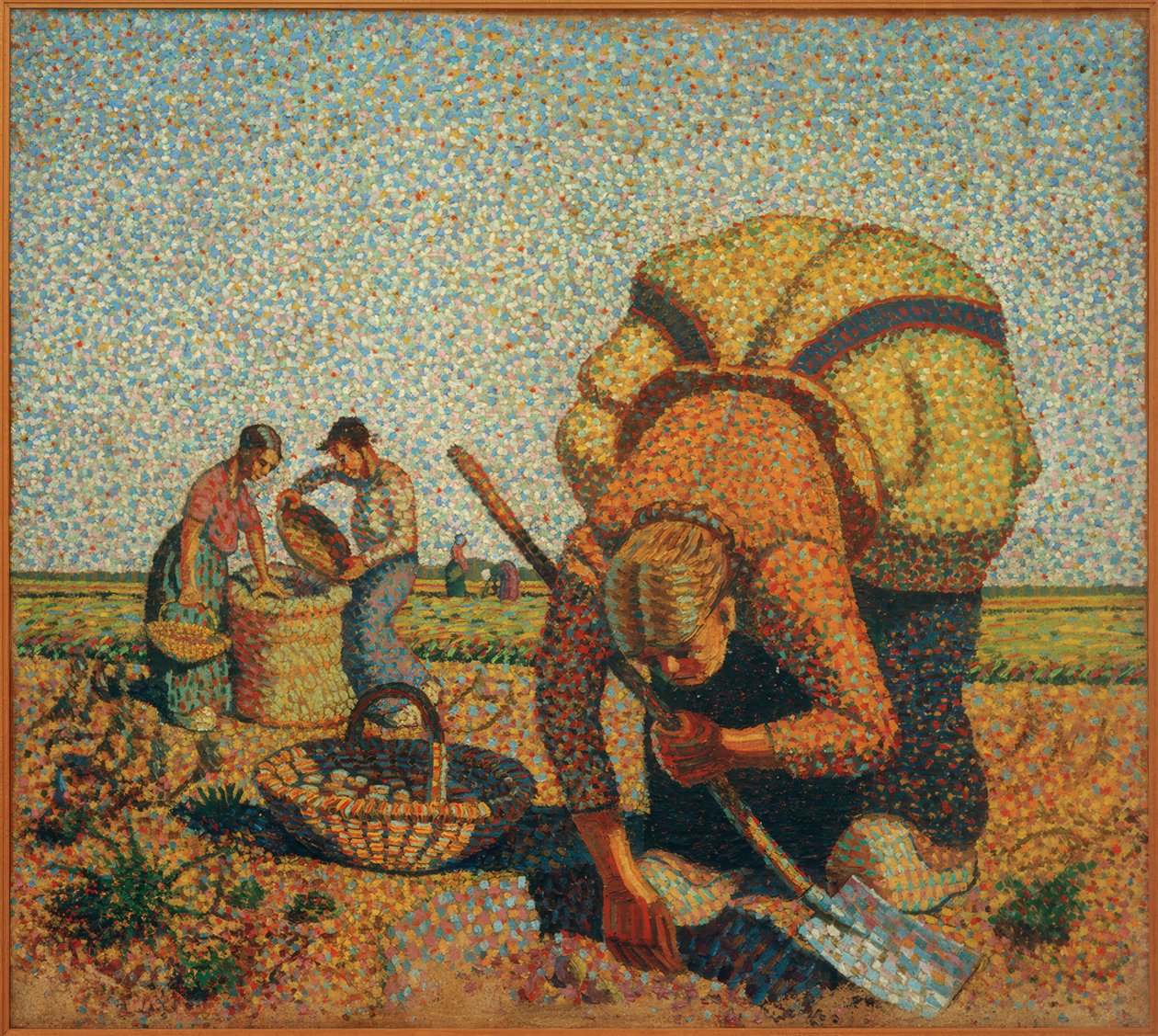 Kartoffelernte II von Wilhelm Morgner