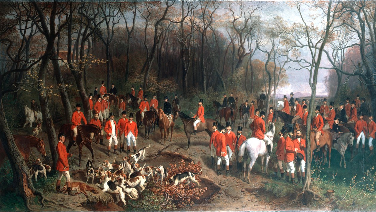 Elizabeth auf der Jagd, spätes 19. Jahrhundert von Wilhelm Richter