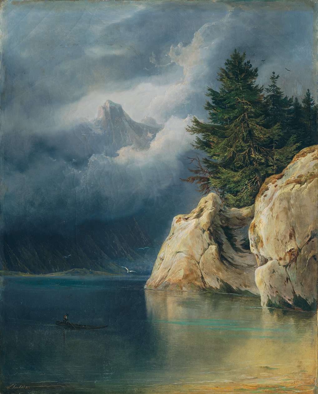 Gebirgssee von Wilhelm Steinfeld
