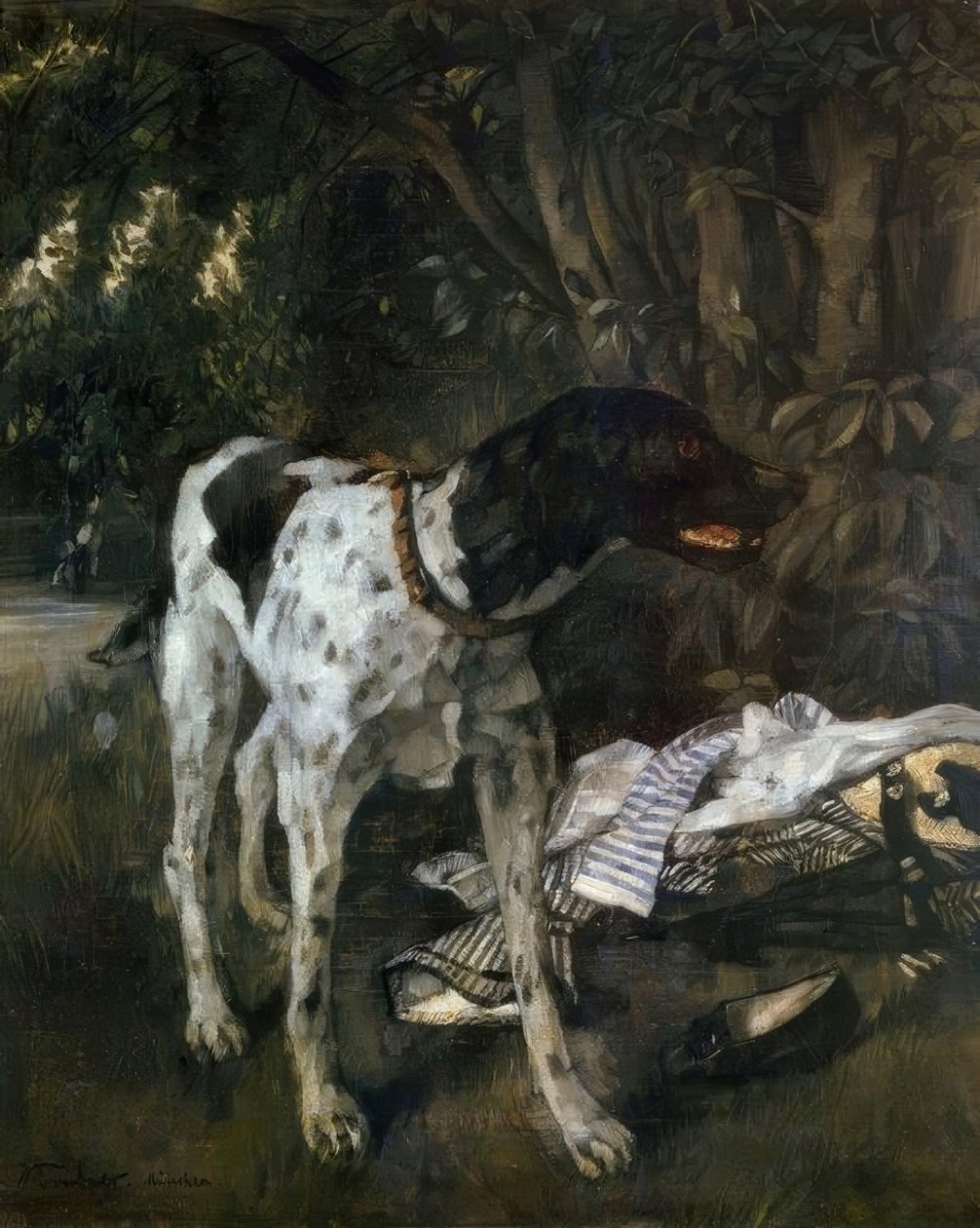 Der Wächter von Wilhelm Trübner