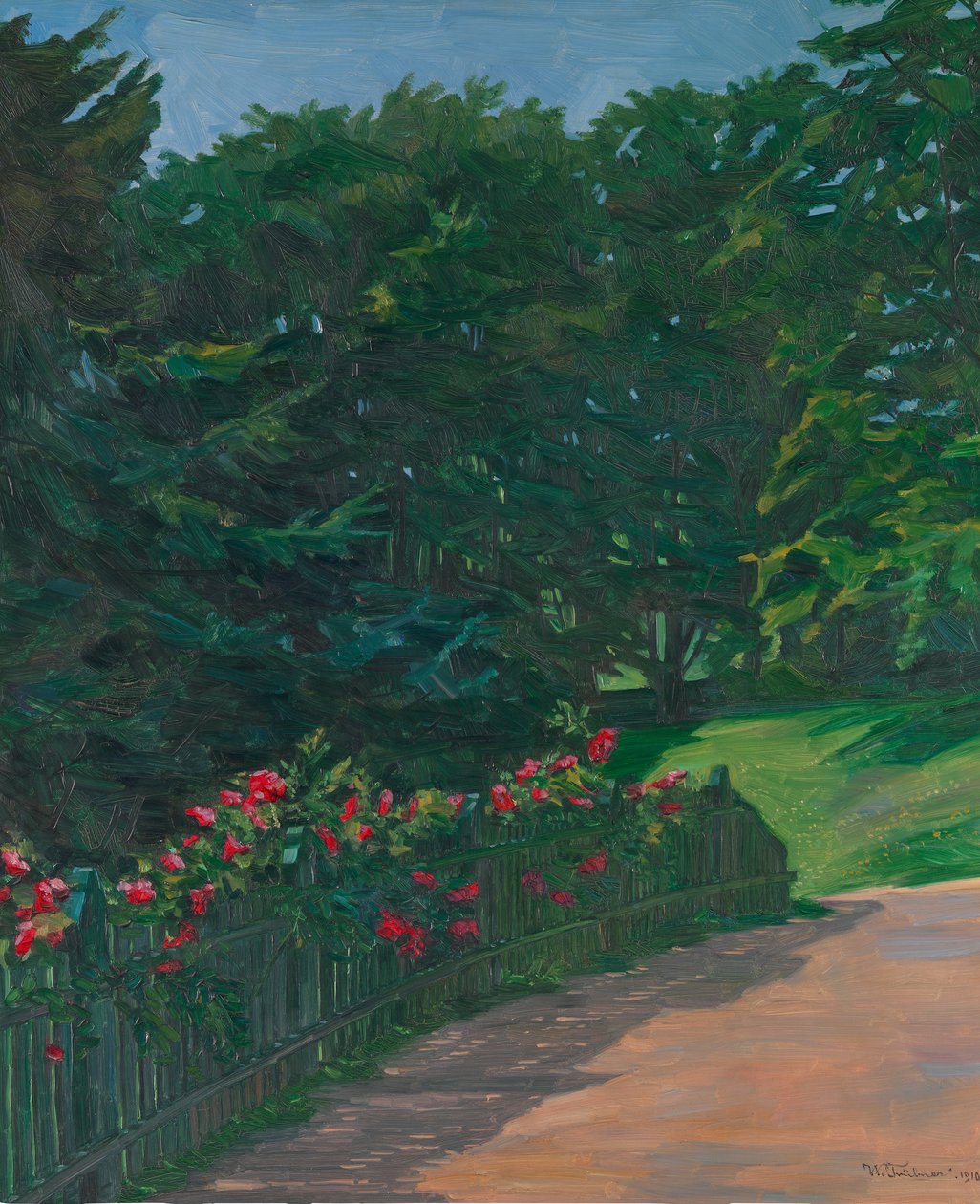 Landschaft, 1910 von Wilhelm Trübner