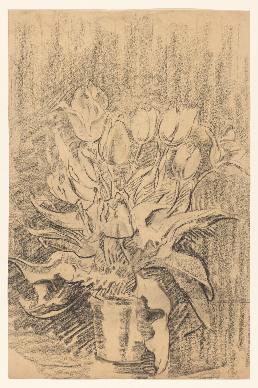 Vase mit Tulpen von Wilhelmus Johannes Steenhoff