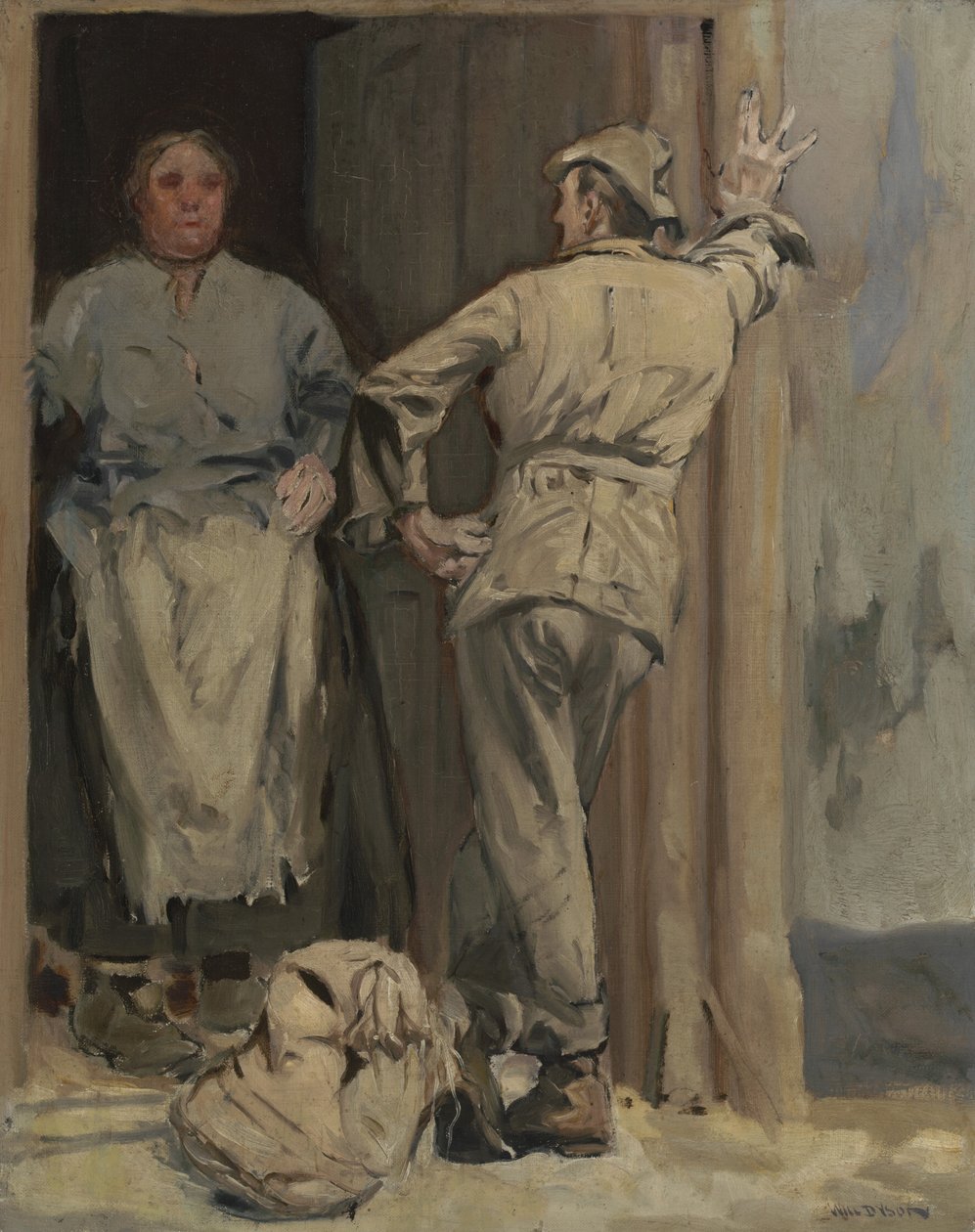Der Batman (Compree wäscht Madame), 1920 von Will Dyson