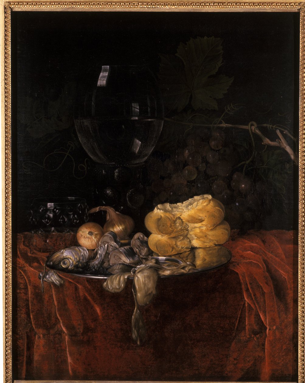 Stillleben mit Hering von Willem van Aelst