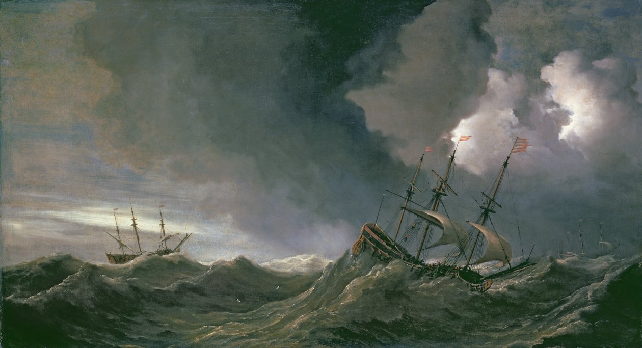 Sturm auf See von Willem van de Velde the Younger