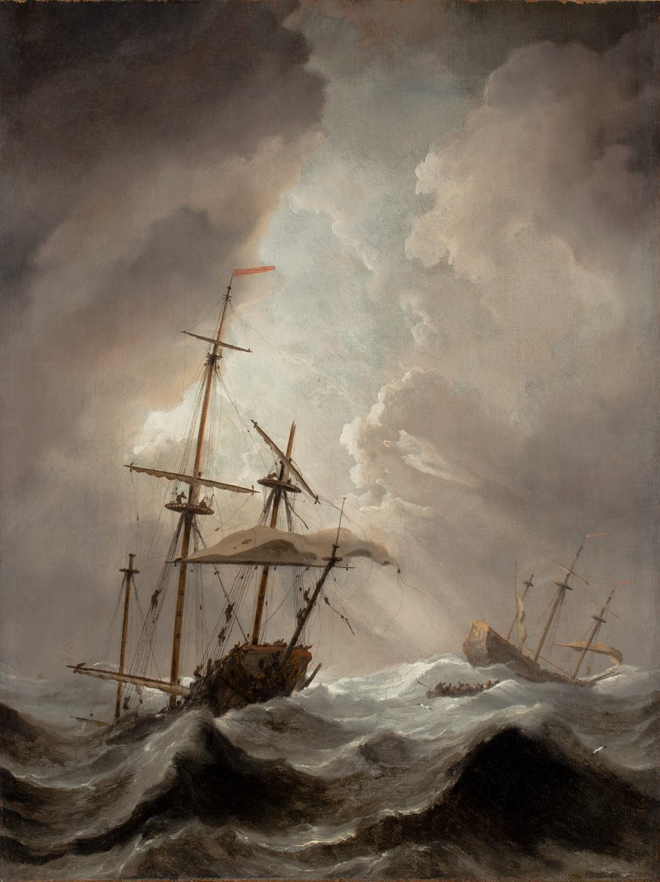 Sturm auf See von Willem van de Velde