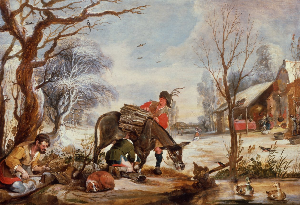 Winterszene von Willem van the Elder Herp