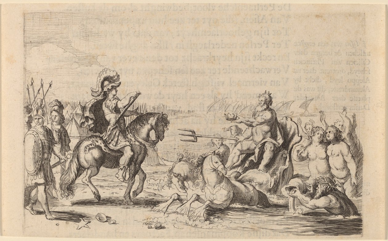 Alexander der Große und Neptun von Willem Basse