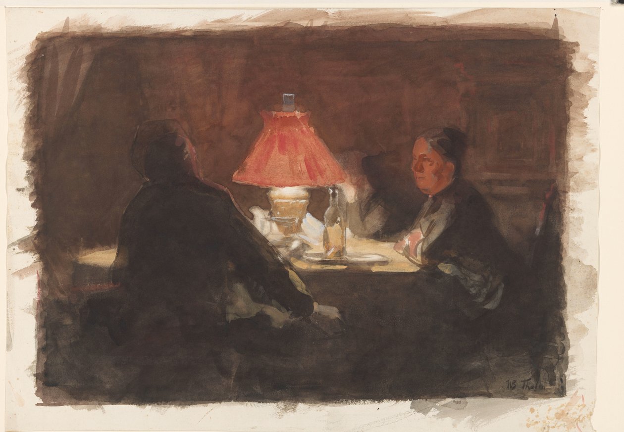 Bei der Lampe von Willem Bastiaan Tholen