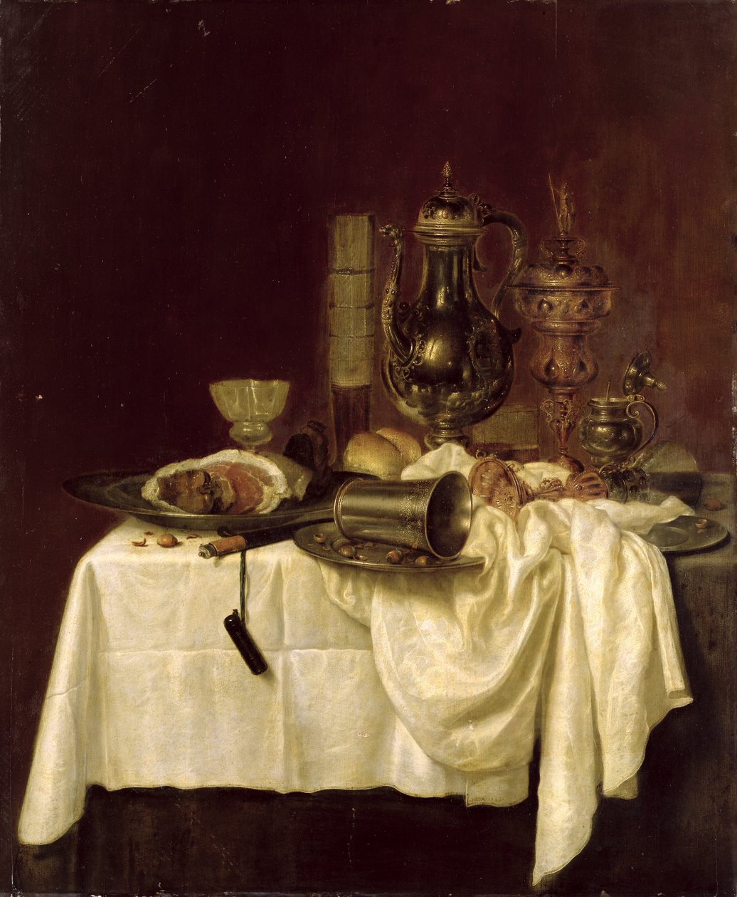Stillleben, 1638 von Willem Claesz. Heda