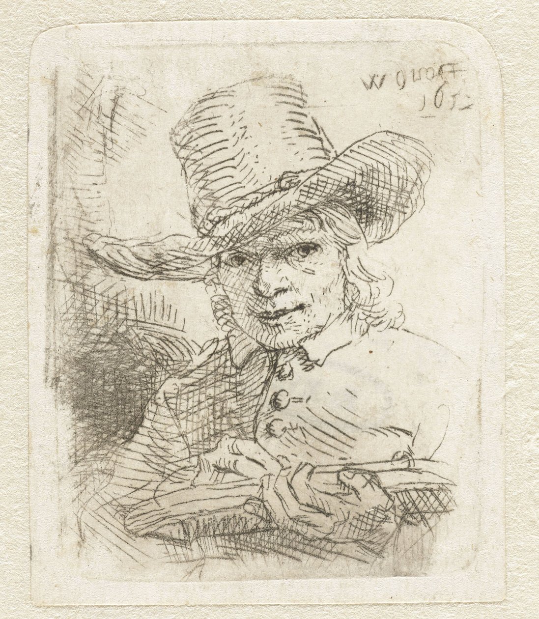 Selbstporträt von Willem Drost