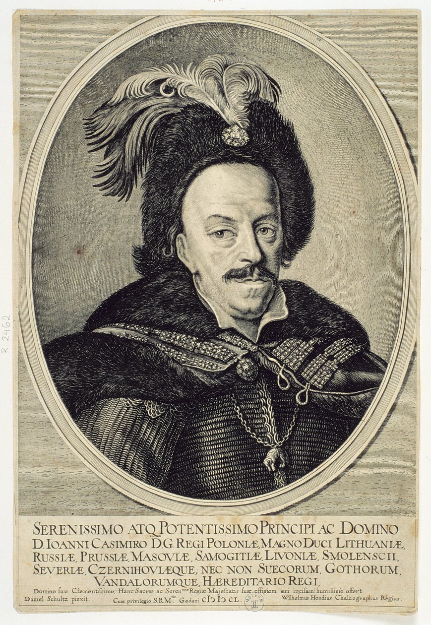 Johann Kasimir Vasa (1609-72) 1650 von Willem Hondius