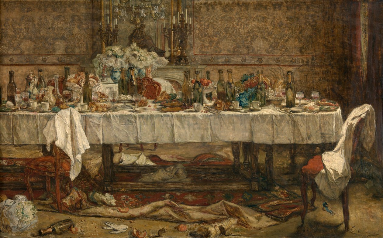 Nach der Hochzeit von Willem II Linnig