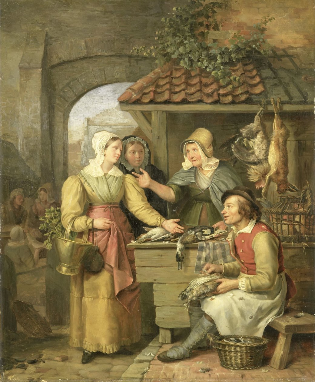 Der Geflügelstand von Willem Jodocus Mattheus Engelberts
