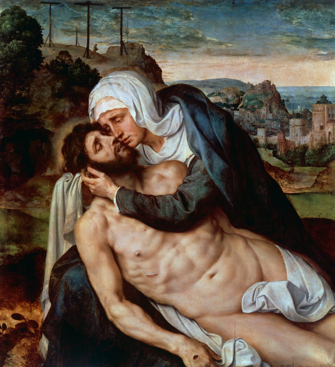 Beweinung Christi von Willem Key