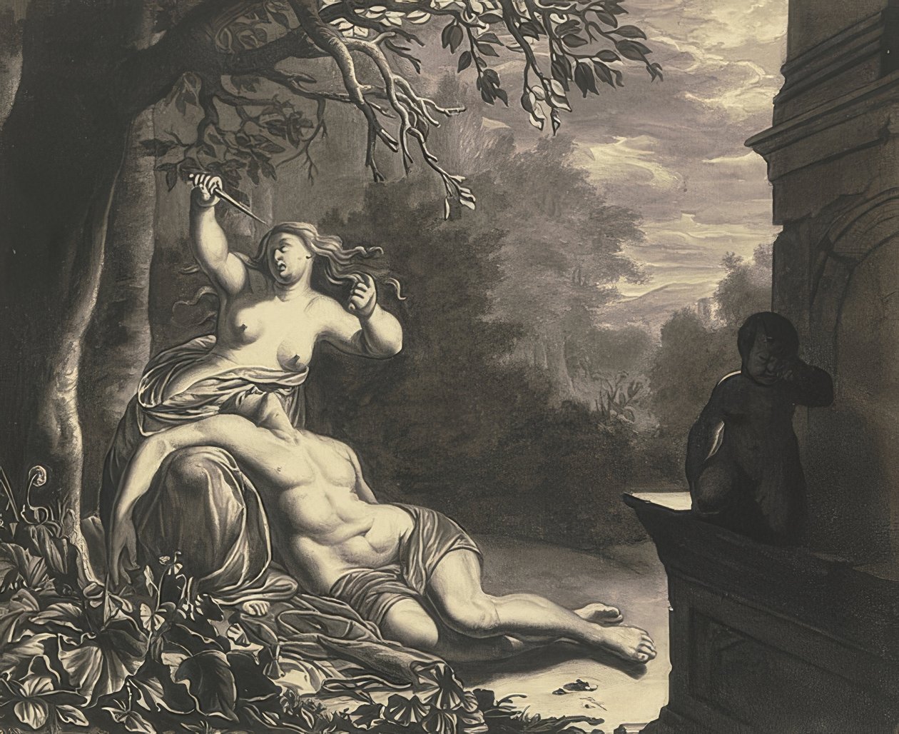 Pyramus und Thisbe von Willem Van Mieris