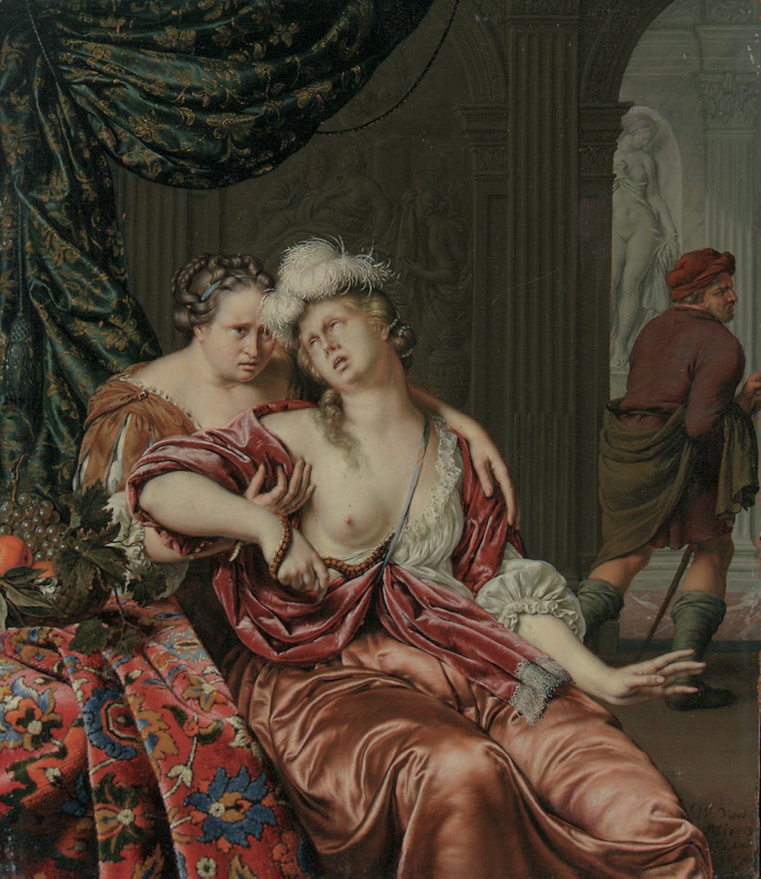 Der Tod der Kleopatra, 1694 von Willem Van Mieris