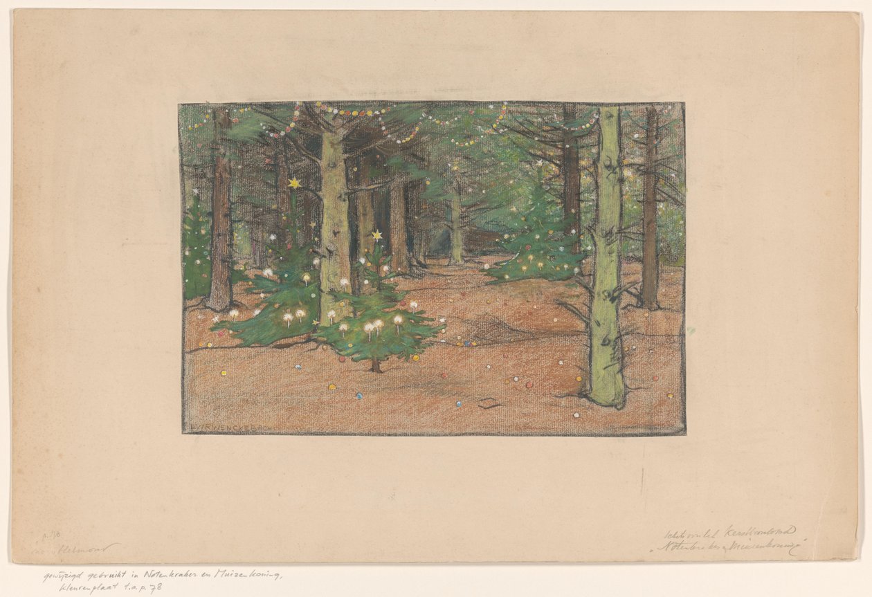 Weihnachtsbaumwald von Ludwig Willem Reymert Wenckebach