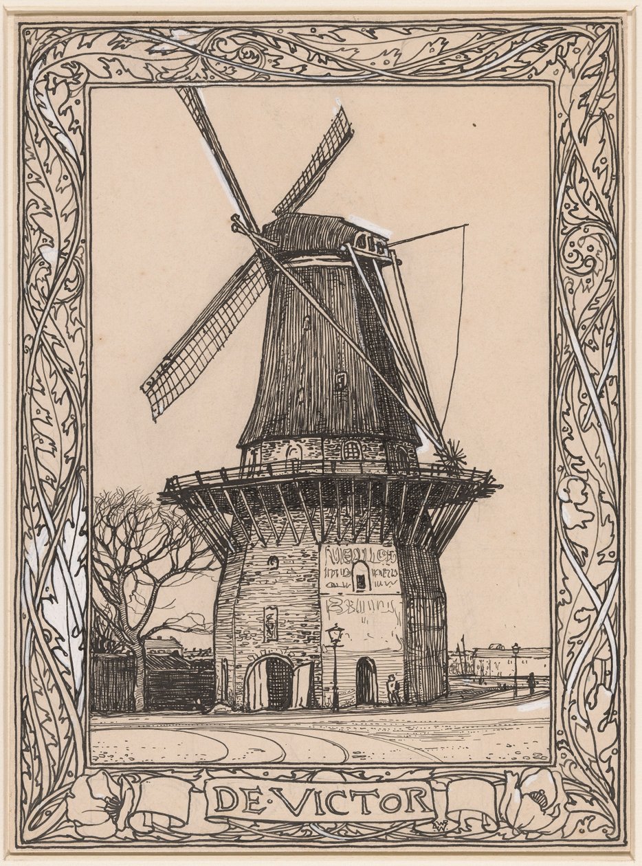 De Victor, Mühle in Amsterdam von Willem Wenckebach
