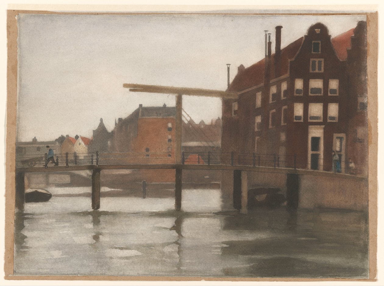Ansicht von Uilenburg in Amsterdam von Willem Arnoldus Witsen