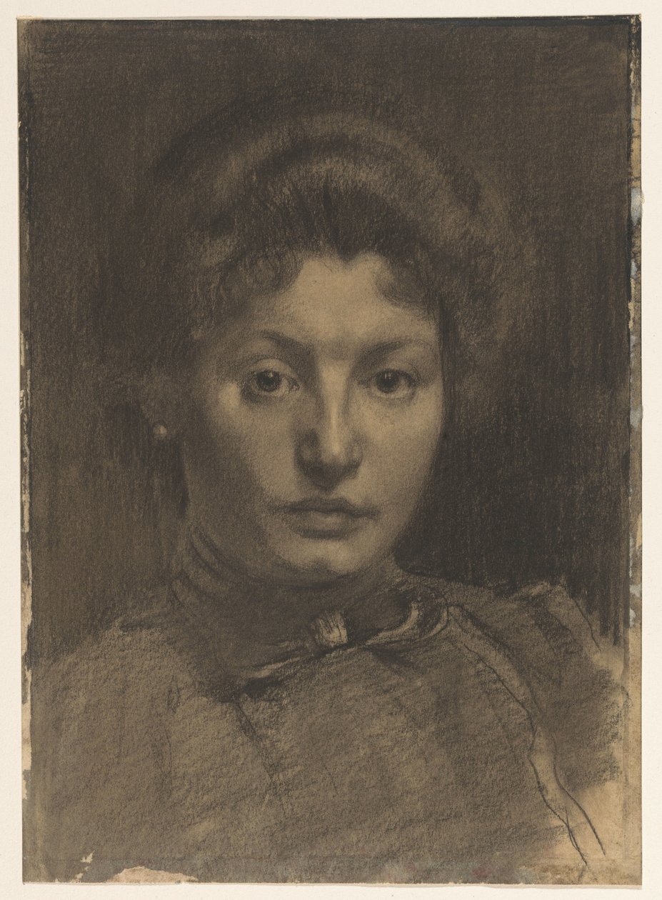Porträt von Frau Marie Breitner-Jordan von Willem Arnoldus Witsen