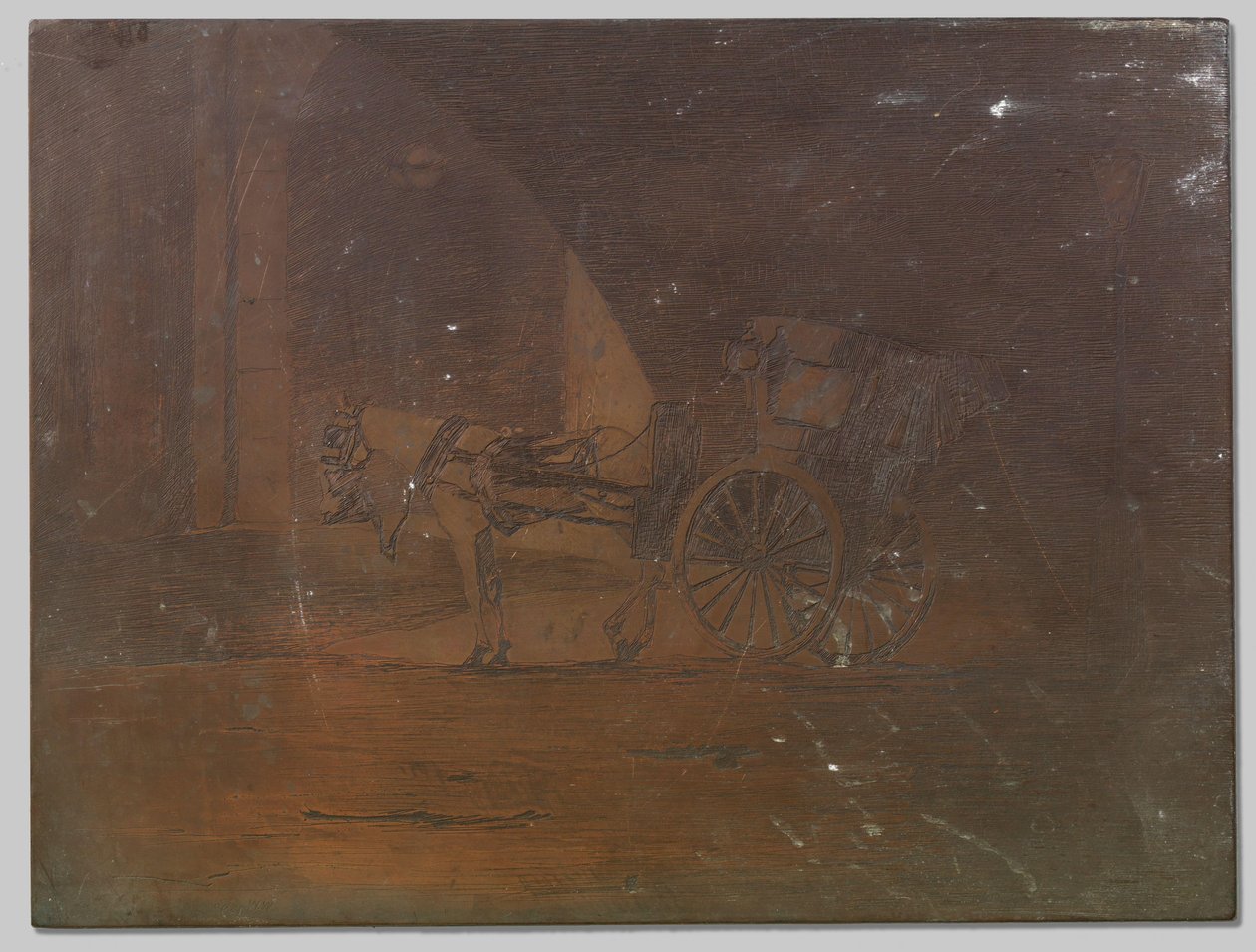 Kutsche unter der Waterloo Bridge, London von Willem Arnoldus Witsen