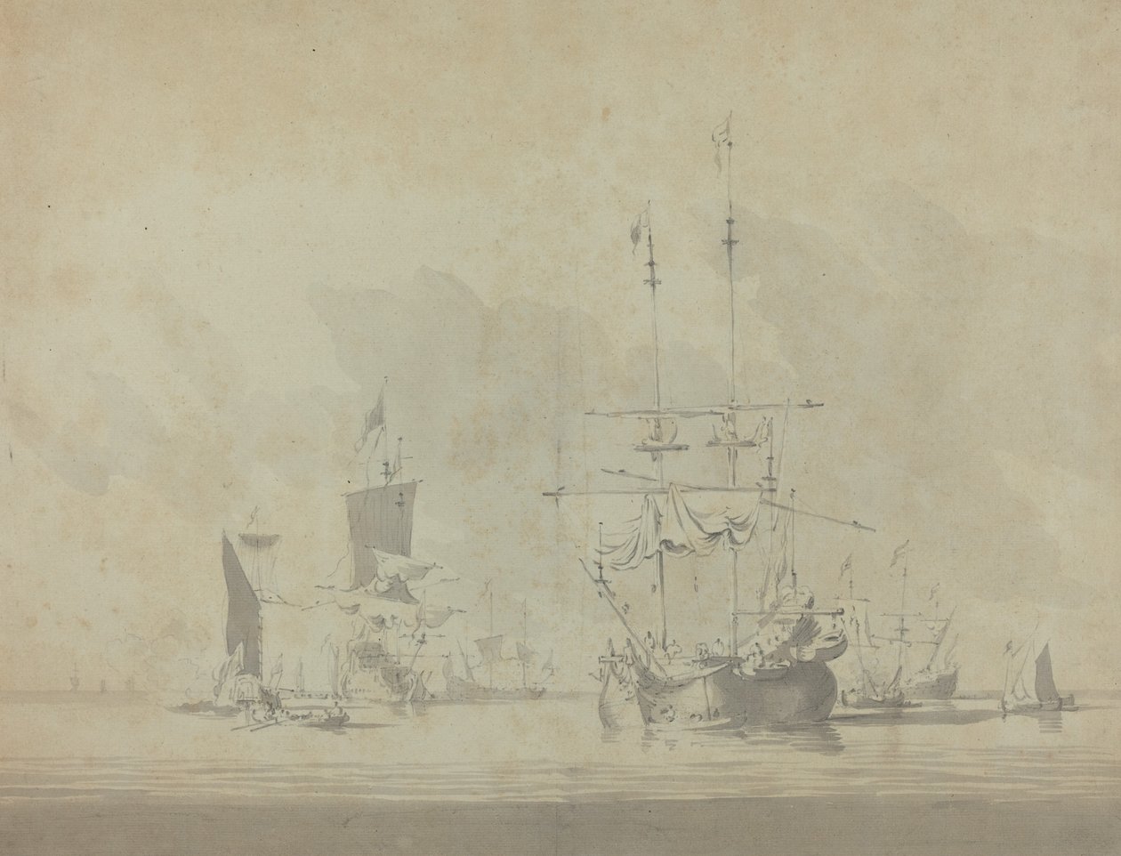 Marine von Willem van de Velde the Younger