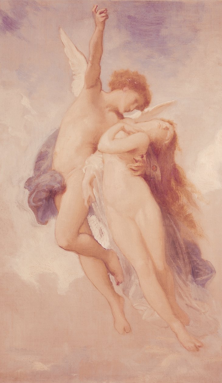 Cupid und Psyche von William Adolphe Bouguereau