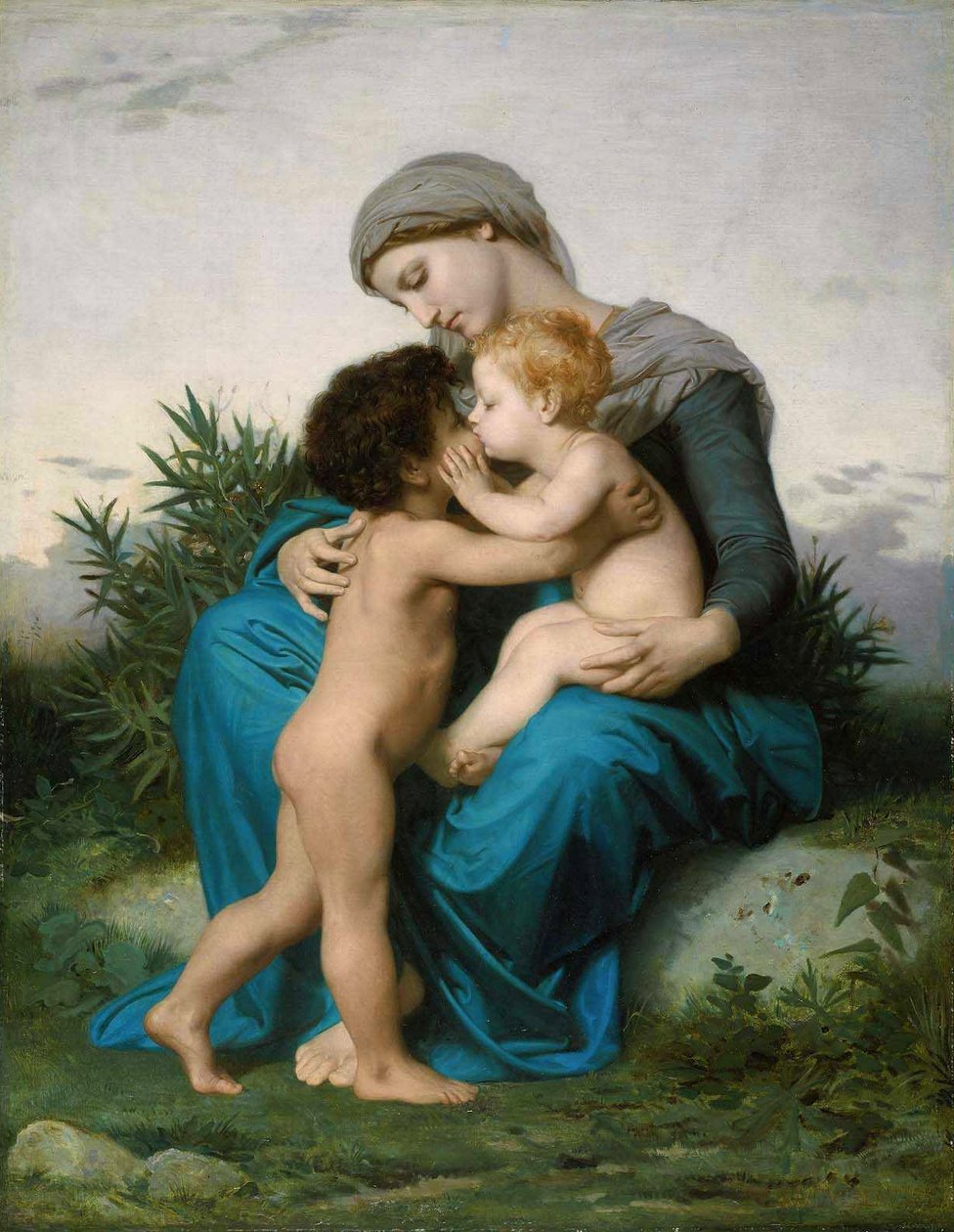 Brüderliche Liebe von William Adolphe Bouguereau