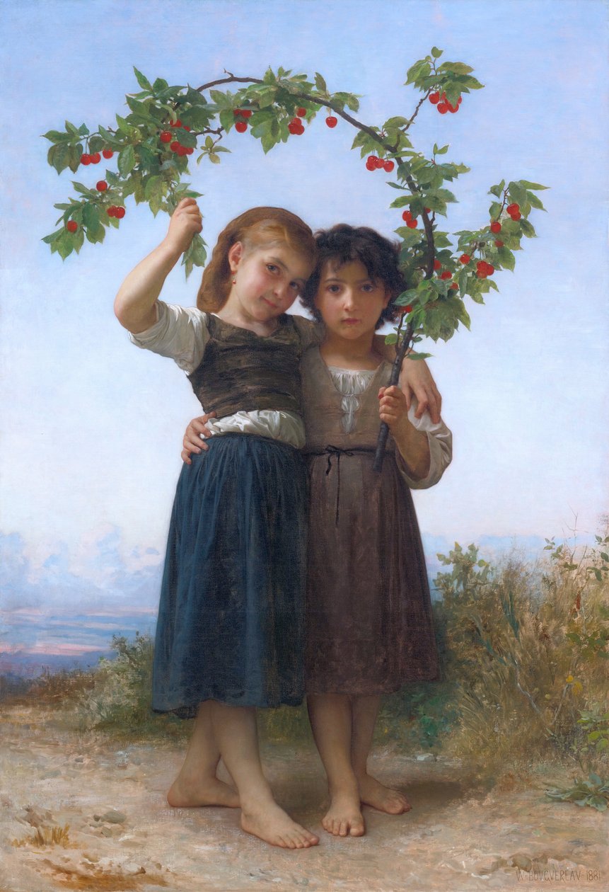 Der Kirschzweig von William Adolphe Bouguereau