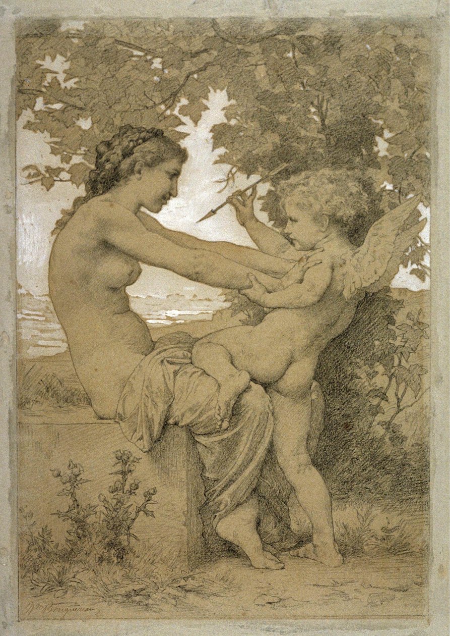 Widerstand der Liebe von William Adolphe Bouguereau