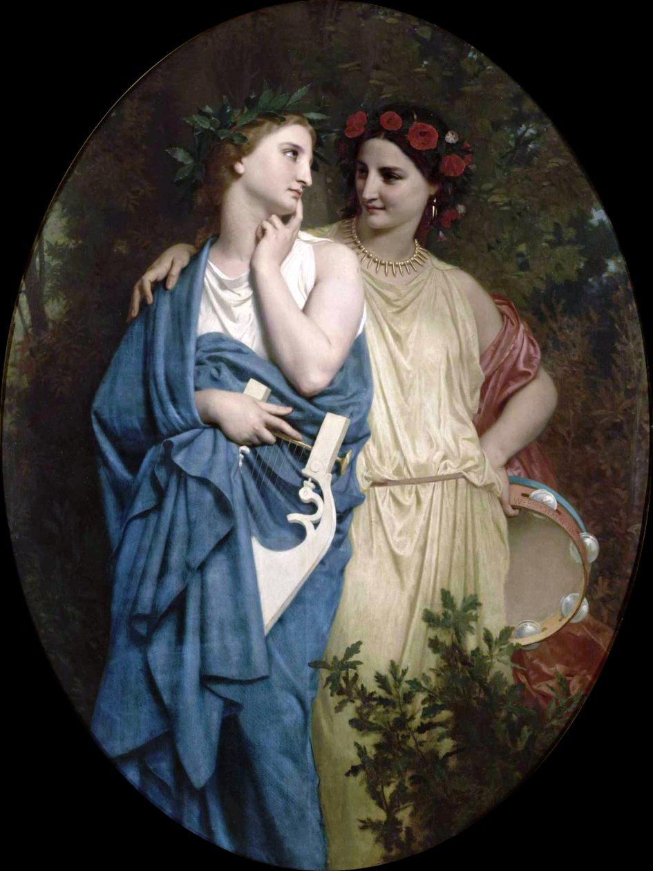 Philomela und Procne von William Adolphe Bouguereau