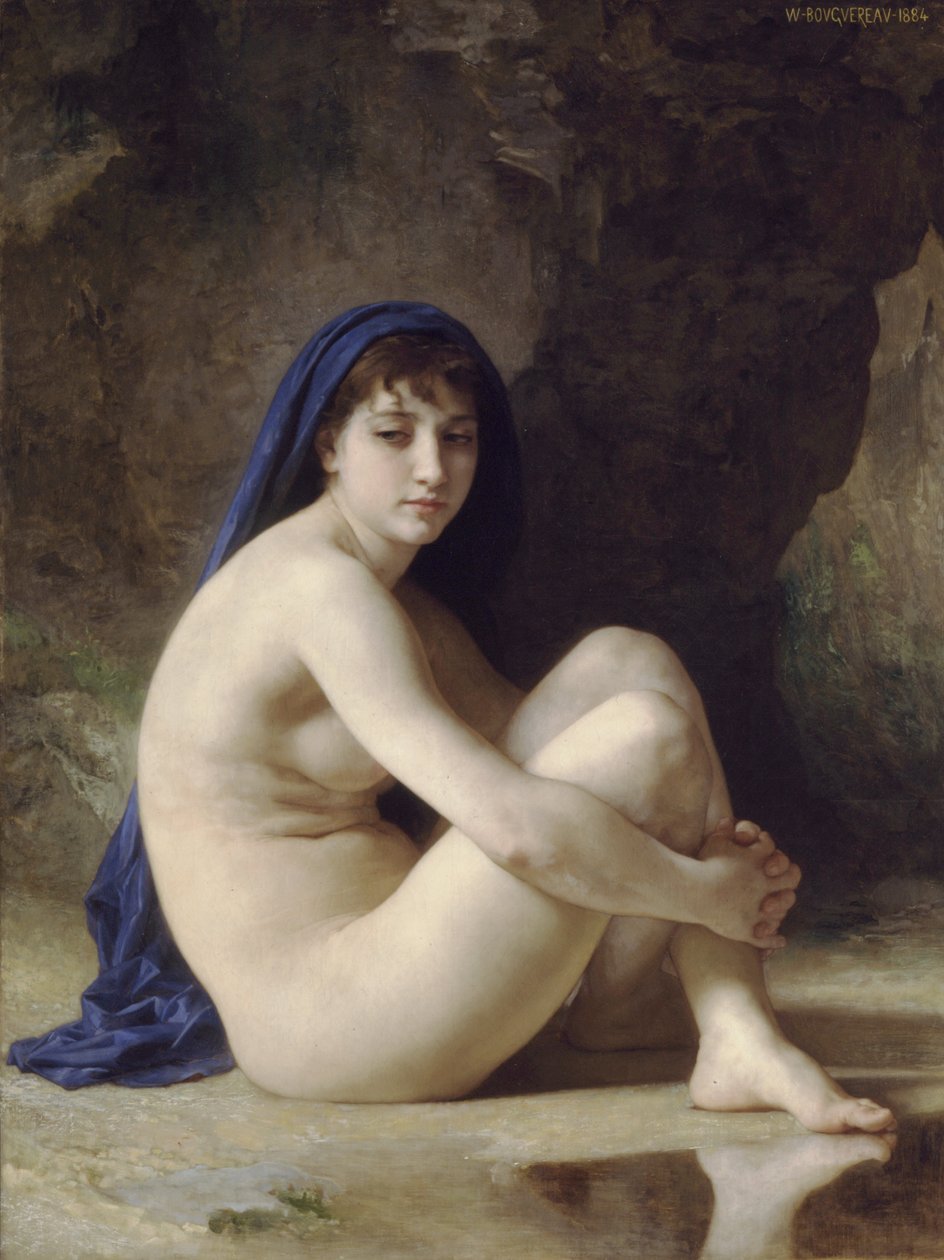 Sitzender Akt von William Adolphe Bouguereau