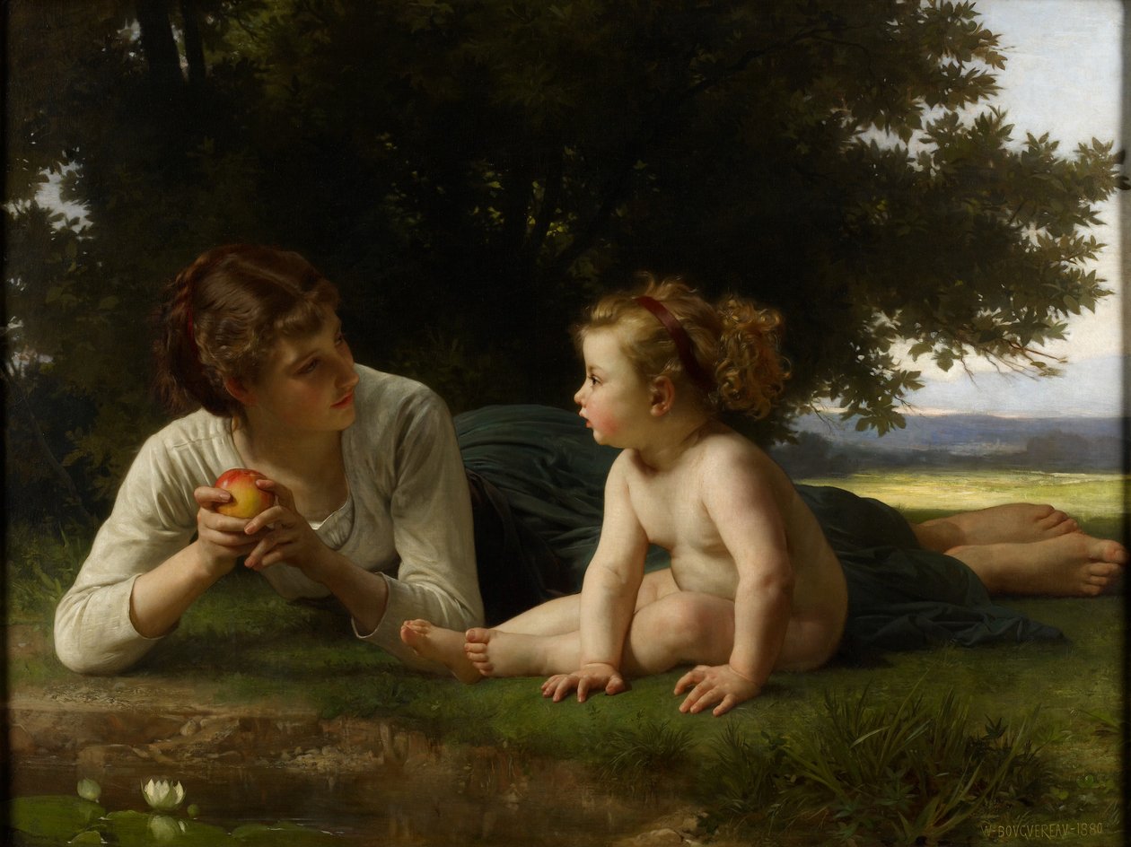 Versuchung, 1880 von William Adolphe Bouguereau