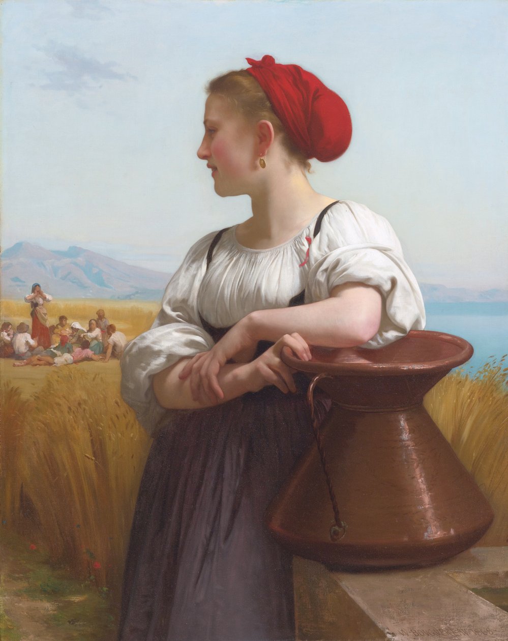 Der Erntearbeiter von William Adolphe Bouguereau