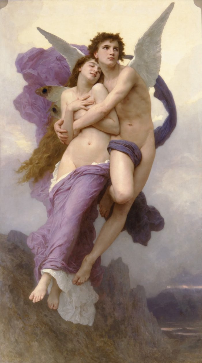 Die Entführung der Psyche von William Adolphe Bouguereau