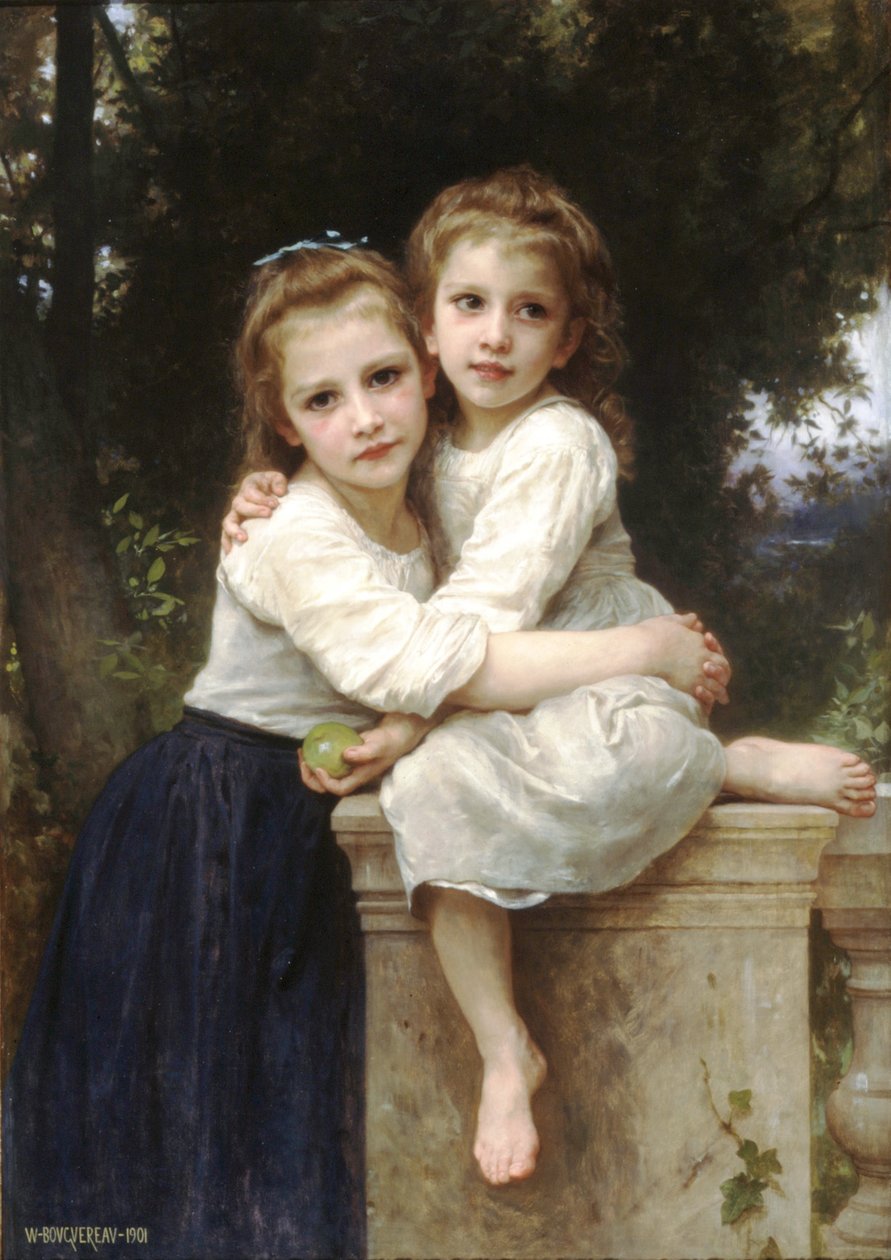 Zwei Schwestern von William Adolphe Bouguereau