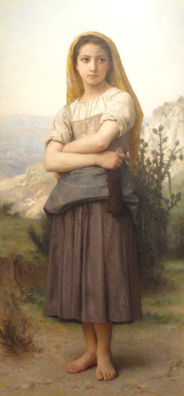Junges Mädchen von William Adolphe Bouguereau