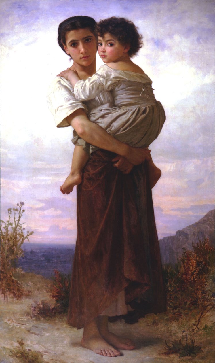 Junge Zigeuner von William Adolphe Bouguereau