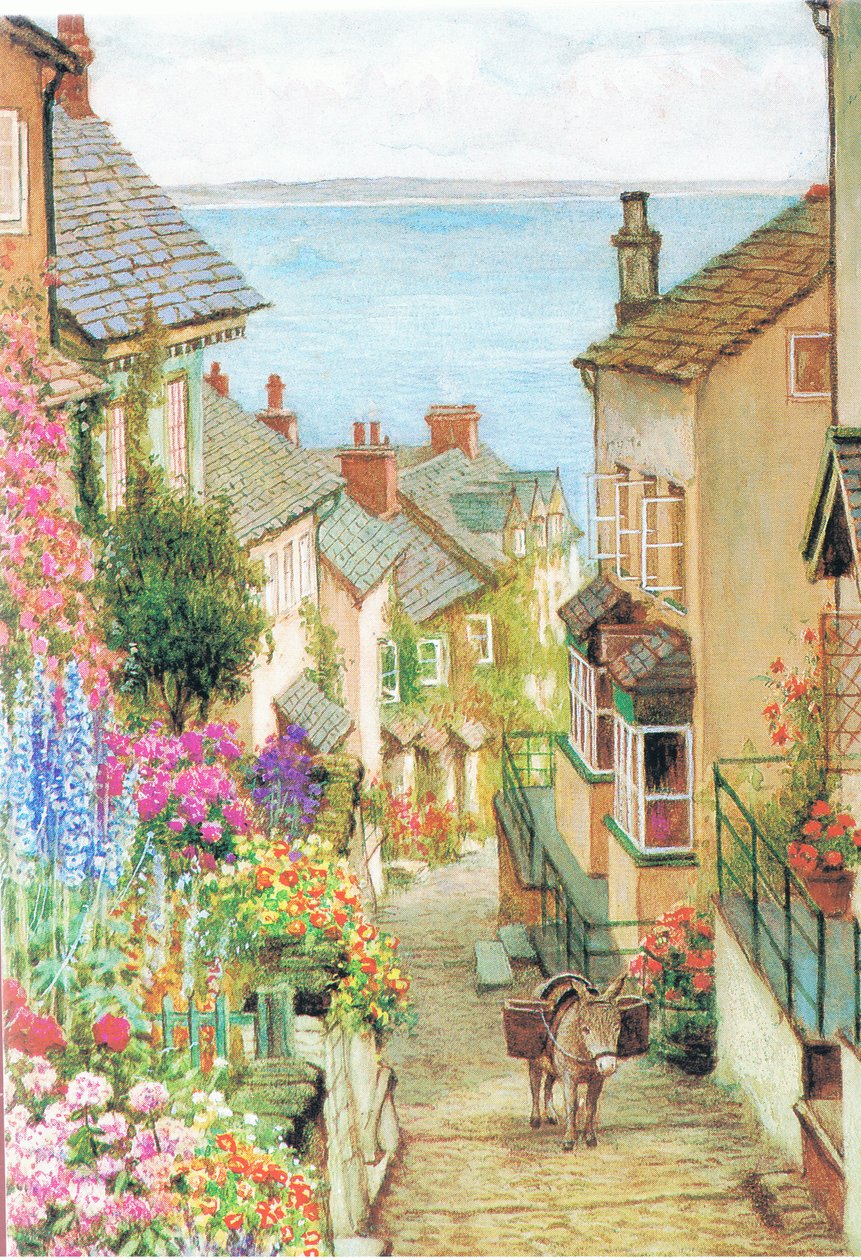 Clovelly, aus unbekannter Quelle von William Affleck Carruthers