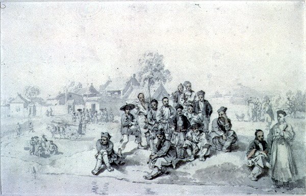 Eine Szene in China von William Alexander