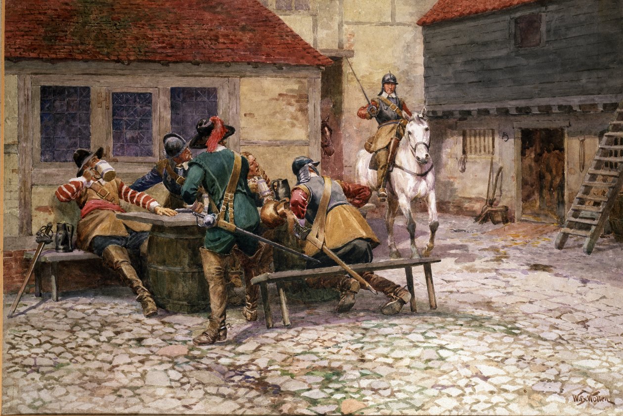 Englischer Bürgerkrieg 1645, 1900 von William Barnes Wollen
