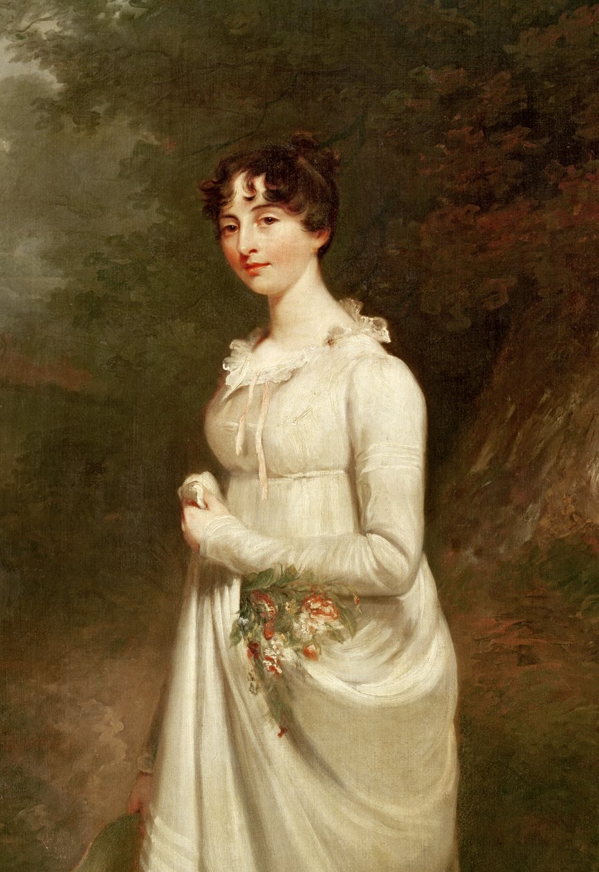 Porträt von Marcia. B. Fox (Detail) von William Beechey