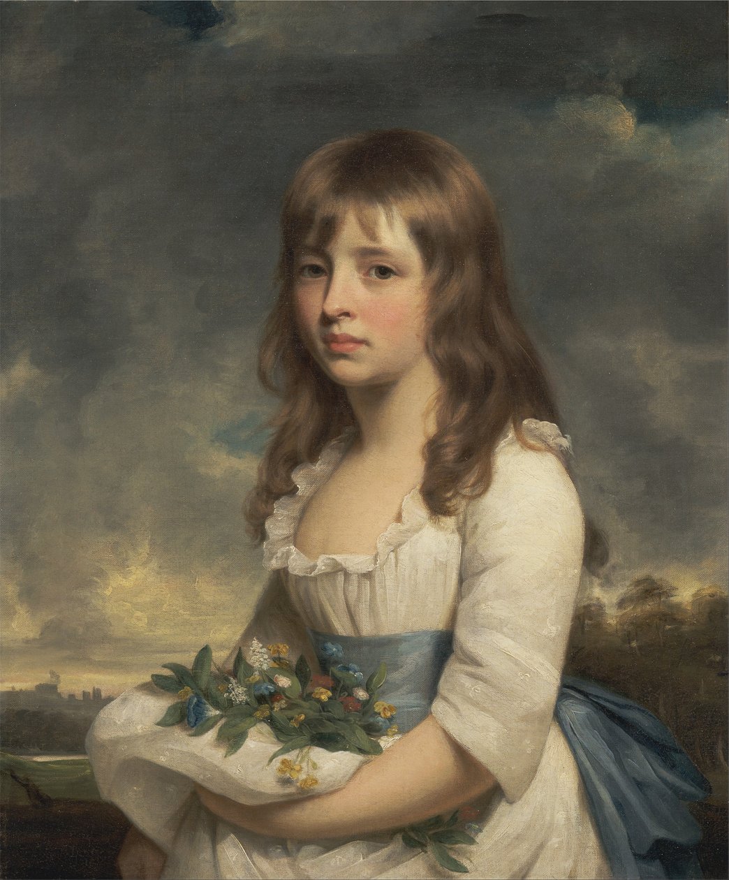 Porträt eines Mädchens von William Beechey