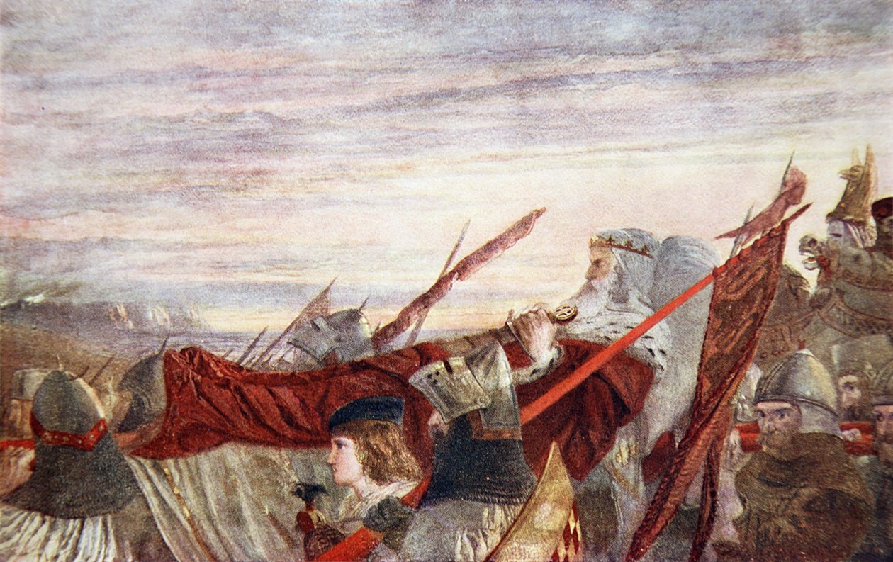 Der letzte Marsch von Edward I von William Bell Scott