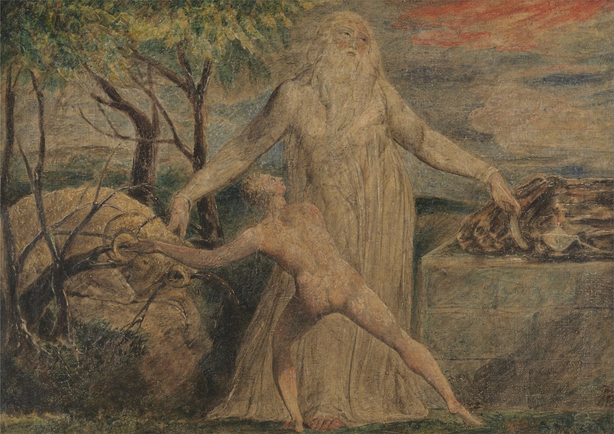 Abraham und Isaak von William Blake